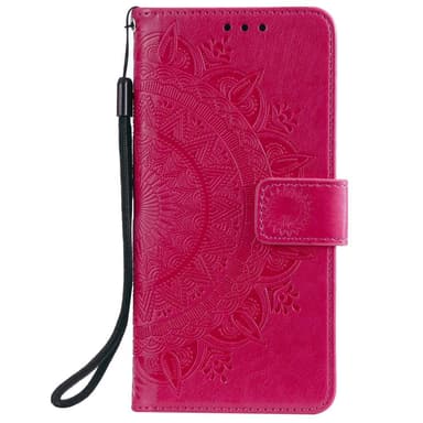 SKALO Xiaomi Mi 11 Lite Mandala Plånboksfodral - Cerise