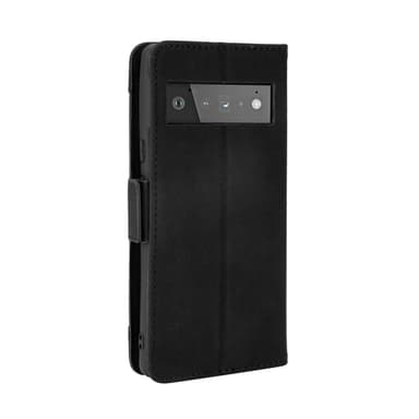 SKALO Google Pixel 6 Pro 6-FACK Plånboksfodral - Svart