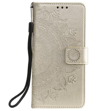 SKALO Xiaomi Mi 11 Lite Mandala Plånboksfodral - Guld