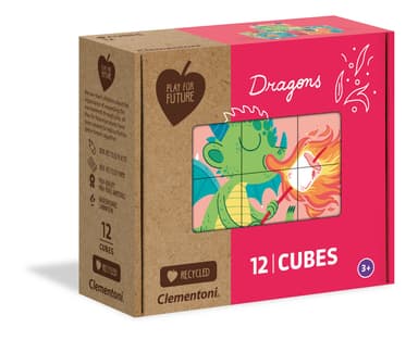 12 Cubes Dragons (100% Recycled)