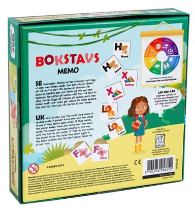 Pedagog Spel Bokstavsmemo (SE)