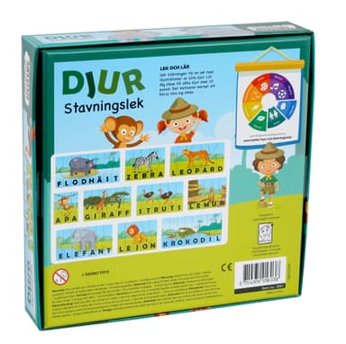 Pedagog Pussel Djur Stavningslek (SE)