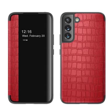 Crocodile FlipCover Samsung Galaxy S22 Plus  - Röd