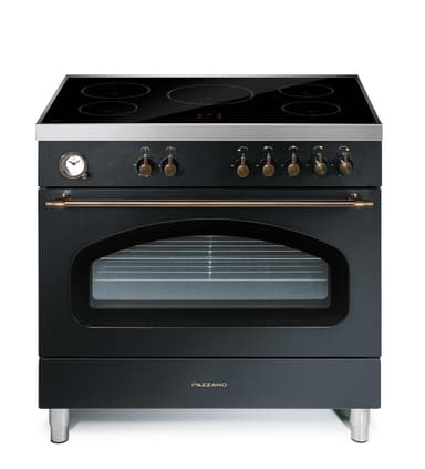 Pazzano Spis - Regency 90 cm (1 ugn) (Svart/Brons) Induktion