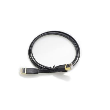 Ethernet Cat 7 nätverkskabel 3 meter Svart