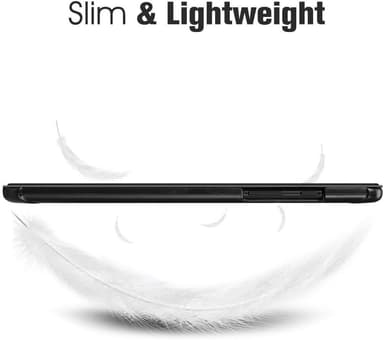 Samsung Galaxy Tab A (10.1") Tri-Fold fodral konstläder Svart