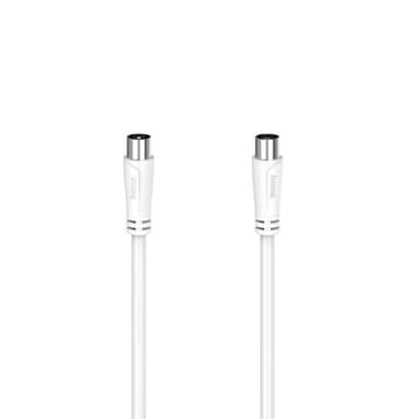 Hama 90dB antennkabel (vit, 10m)