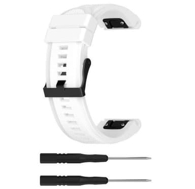 Garmin Fenix 5X/5X Plus armband silikon Vit