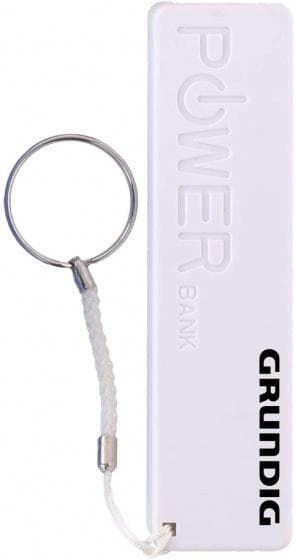powerbank USB 1800 mAH 9,5 cm vit 3-delad USB-laddare
