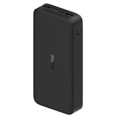 Xiaomi Redmi Fast Charge Power Bank 20000 mAh, svart, 18 W
