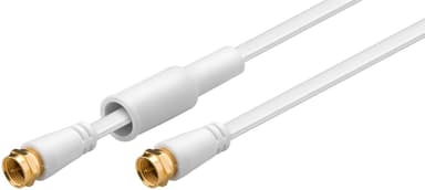 Goobay Platt SAT-antennkabel (80 dB), dubbelskärmad, väderskyddad