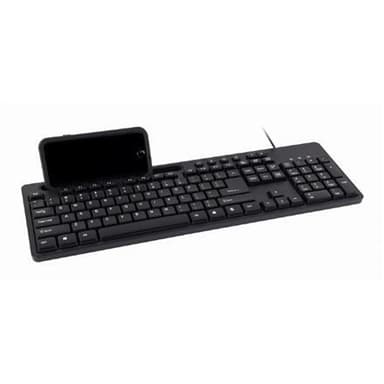 Gembird multimediatangentbord med telefonstativ KB-UM-108 USB-tangentb