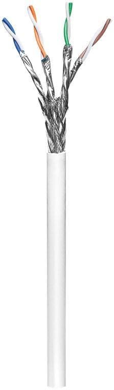 Goobay CAT 6 nätverkskabel, S/FTP (PiMF), vit