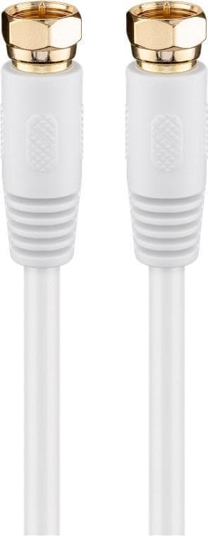 Goobay SAT-antennkabel (80 dB), dubbelskärmad