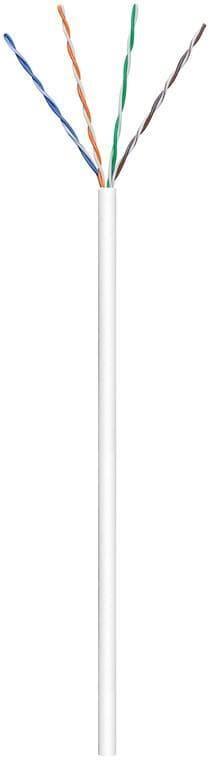 Goobay CAT 6 nätverkskabel, U/UTP, vit