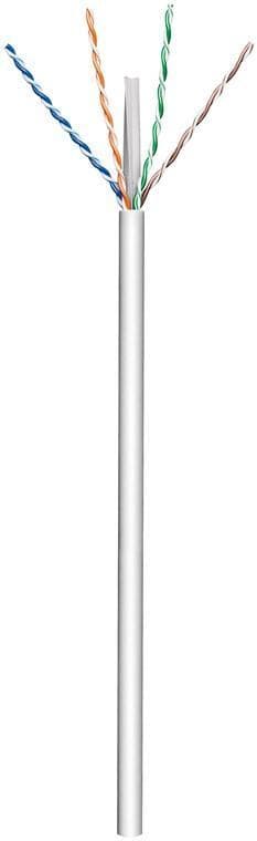 CAT 6 patchkabel, U/UTP, grå