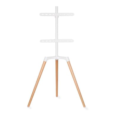 TV-golvstativ 50-65"" - Vit bok