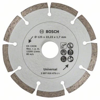Diamant-kapblad 125 mm byggmaterial Bosch Accessories