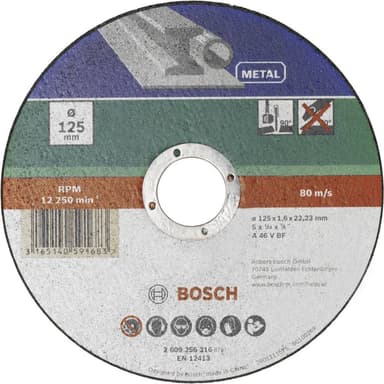 Separationspår rakt 230 mm 22.23 mm Bosch Accessories A