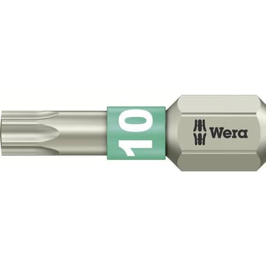 Wera 3867/1 TS TX 10 X 25 MM Torx-Bit T 10 Rostfritt