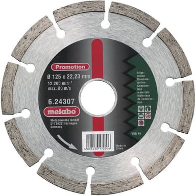 Diamantkapskiva Metabo 624310000 Diameter 230 mm