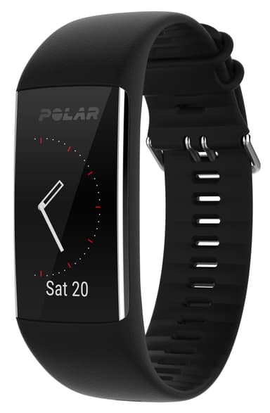 Polar A370 armband S (svart)