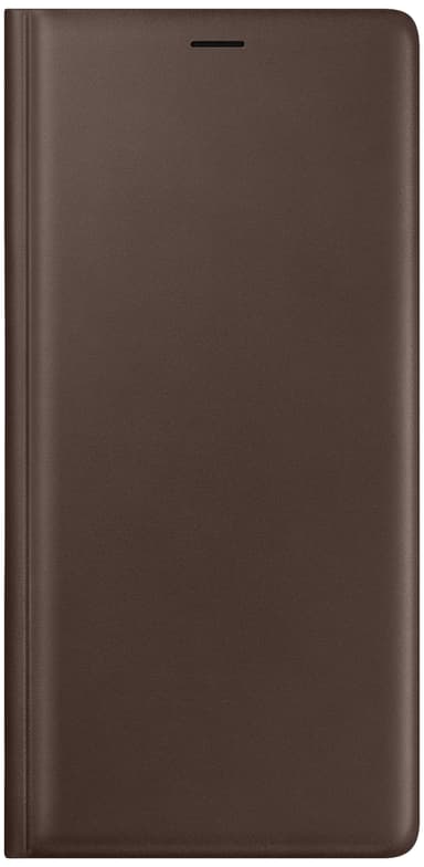 Samsung Galaxy Note 9 läder view fodral (brun)