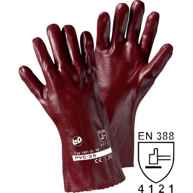 PVC Arbetshandske Storlek (handskar): 10, XL CAT II L+D