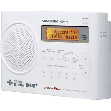 Sangean DPR-69+ Väskradio DAB+, FM