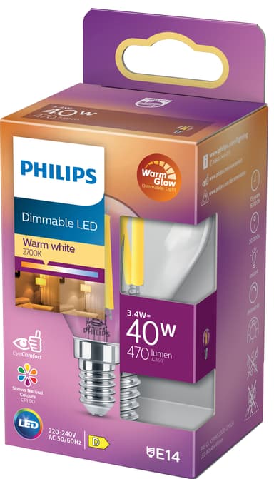 Philips Lustre LED-lampa E14