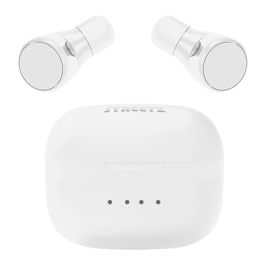 STREETZ Bluetooth Headset med laddfodral - Vit