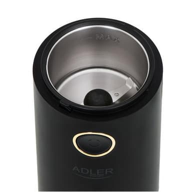 Adler kaffekvarn AD 4446bg 150 W, Kaffebönor kapacitet 75 g, svart