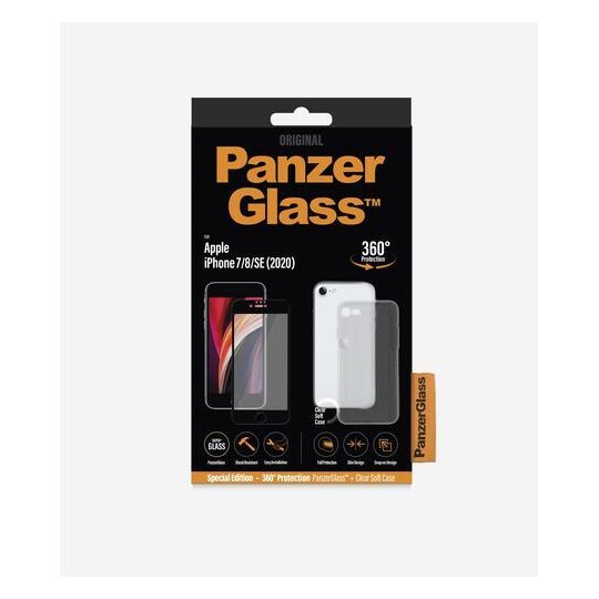 PanzerGlass iPhone SE (2020)/8/7/6 CF w. PG case