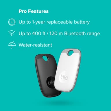 Tile Pro (2022) tracker 2-pack (svart och vit)