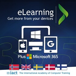 Online e-lärande for Microsoft 365, Windows, Apple & Google (12 mån)