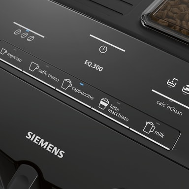 Machine à Espresso Automatique SIEMENS EQ.300 TI355209RW - Inox Foncé Et Noir (neuve)
