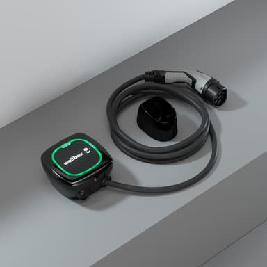 Wallbox Pulsar Plus Smart elbilsladdare  typ 1 kabel 5 m (svart)