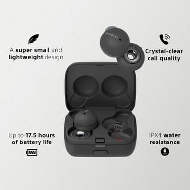 Sony LinkBuds true wireless in-ear hörlurar (gråa)