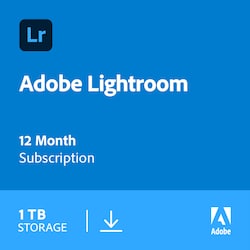Adobe Lightroom CC plan 1-års prenumeration - PC Windows,Mac