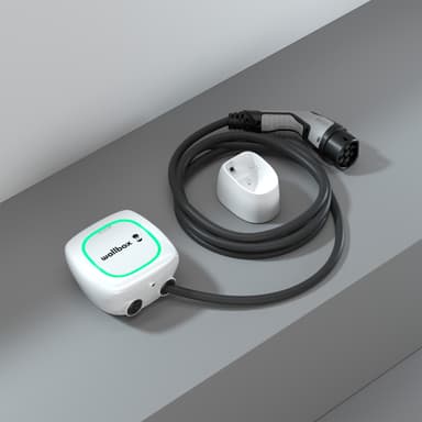 Wallbox Pulsar Plus Smart elbilsladdare  typ 2 kabel 7 m (vit)