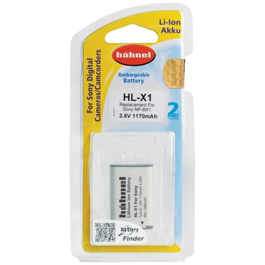 Hähnel HL-X1 Li-ion kamerabatteri (Sony NP-BX1) Hähnel HL-X1 Li-ion kamerabatteri (Sony NP-BX1)