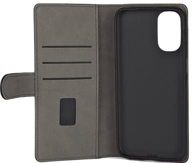 Gear Motorola G41 plånboksfodral (svart)