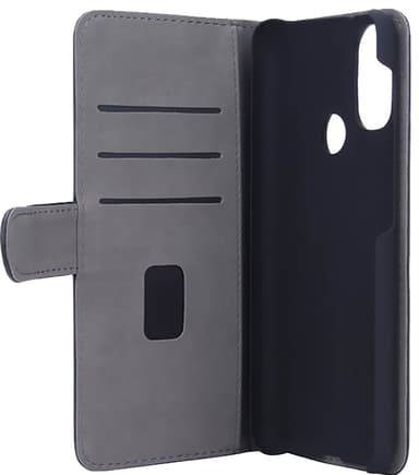 Gear Motorola E20/E30/E40 plånboksfodral (svart)