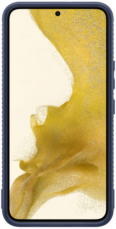Samsung S22 skyddsfodral med ställ (marinblått)