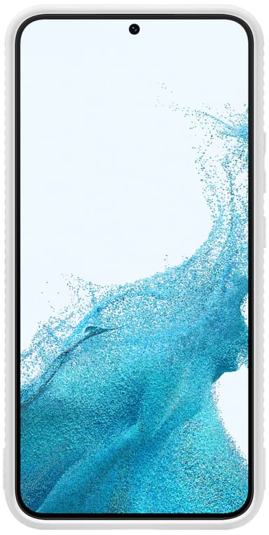 Samsung S22 Plus skyddsfodral med ställ (vitt)