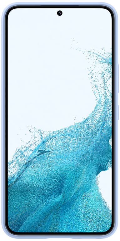 Samsung S22 silikonfodral (himmelsblått)