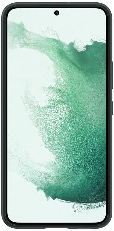Samsung S22 silikonfodral (grönt)