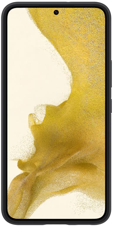 Samsung S22 silikonfodral (svart)