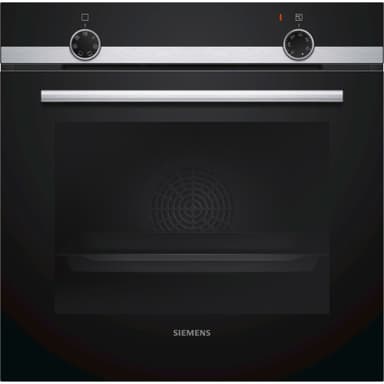 Siemens iQ100 inbyggnadsugn HB510ABR0S (svart/stål)