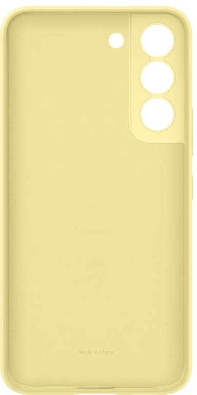 Samsung S22 silikonfodral (gult)